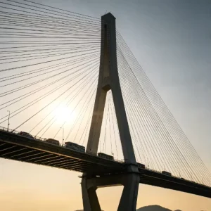 Modern Pipe Truss Steel Bridge High Strength Prefab Low Cost Highway Use