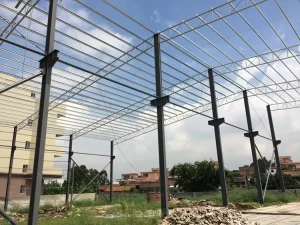 Modern Prefabricated Agriculture Steel Structure Shade Net Support Frame High Quality Greenhouse Cable Greenhouse Sunshade Shed