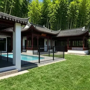 Modern Rustproof Aluminum Fence for Home Security and Farm Use