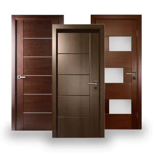 Modern Security Steel Pivot Door Fireproof and Soundproof Features Patterned Metal Panel Door