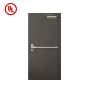 Modern Security USA Certified Hotel Commercial Steel Fire Doors Double Exterior Metal 3 Hour Fire Rating Fire Door