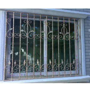 Modern Simple Wrought Iron Window Guard Grills Metal Window Grilles