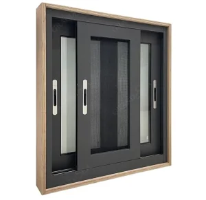 Modern Sleek Janelas De Aluminio Double Glazed Sliding Windows for Exterior Kitchen Energy Efficient Horizontal Vertical Opening