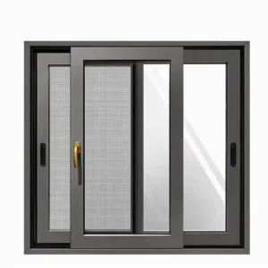 Modern Sliding Aluminum Double Glazed Soundproof Windows for Balconies and Houses with Thermal Break