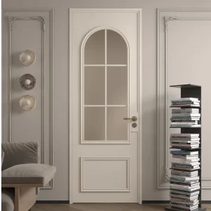 Modern Sliding French Casement Swing Aluminium Doors Interior Metal Framed Internal Glass Walls Divider for Villa Application