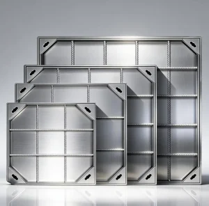 Modern Square Manhole Cover Walkway Durable Invisible Anti Corrosion Design Stainless Steel Square Metal Building Material for