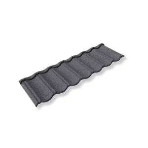 Modern Square Stone Chip Metal Roof Tiles Waterproof Fireproof Mold Resistant for Hotel Warehouse Roofs