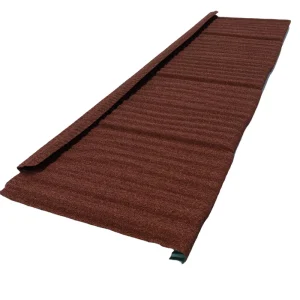Modern Square Temple Corrugated Roof Sheets Stone Coated Metal Windproof Heat Resistant Durable Roofing Workshop Warehouse