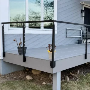Modern Stainless Steel Apartment Balcony Porch Deck Railing with Rust Resistant Finish Easy Installation