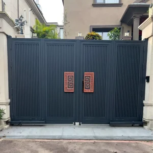 Modern Stainless Steel Art Swing Courtyard Security Gate and Door Anti-Theft