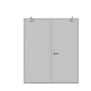 Modern Stainless Steel Gates Design High Performance Steel Fireproof Doors for Mall Office Hotel Villa
