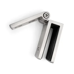 Modern Stainless Steel Glass Clamp for Outdoor Use Pool Fence Balcony Stair Villa Garden Glass Railing Swivel Adjustable