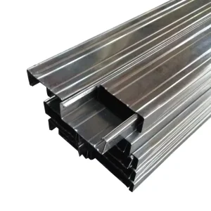 Modern Stainless Steel Metal Stud 60x27x06mm Ceiling Grid Components Galvanized Steel Furring with Stylish Design