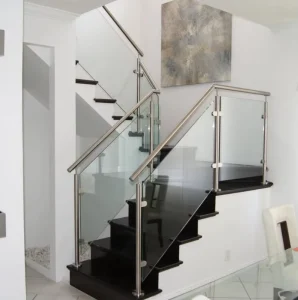 Modern Stainless Steel Railing System Balustrade Handrail Stainless Clamp for Apartment Stair Railings Balcony Areas Water Rust