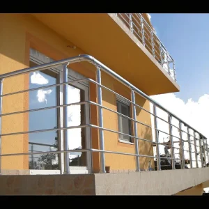 Modern Stainless Steel Wire Railing for Outdoor Balconies Stairs Villa Hotel Apartment Deck Railing Post Balustrades Handrails