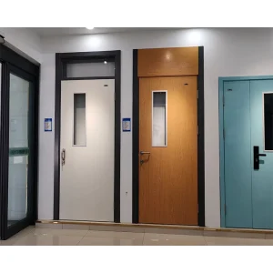 Modern Steel Fire Doors Swing Sliding 1.5-3 Hours High Safety Apartment Kitchen School Supermarket Customized Size