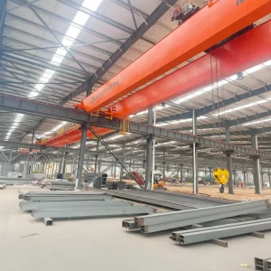 Modern Steel Industrial Building System for Warehouse and Factory Applications with Strong Frame Design Fast on Site Assembly