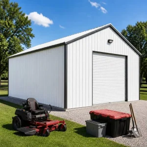 Modern Steel Structure Building for Warehouse and Garage Shed Construction