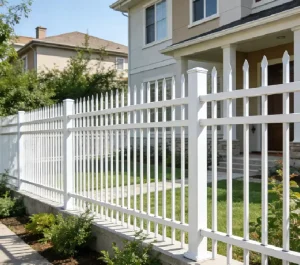 Modern Steel Villa Fence Panel, Anti-Rust Ornamental Zinc Steel Fence for Residential Garden
