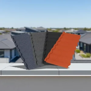 Modern Stone Coated Metal Roof Tile 0.4mm 0.5mm Galvanized Zinc Aluminum Roofing Sheet for Park Residential Building