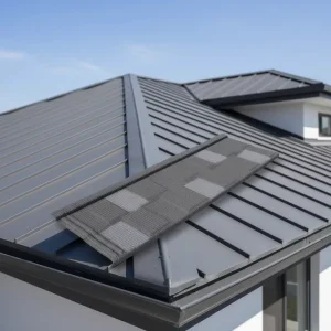 Modern Stone Coated Metal Roof Tiles Waterproof Fireproof Easy Install Aluzinc Roofing Sheets for Hotels Warehouses Workshops