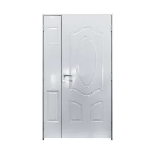 Modern Structural Design Steel Security Doors Exterior Finished Entrance Safety Doors with Sound Thermal Insulation