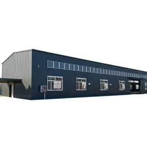 Modern Structural Steel Large Span Industrial Building Fabrication Installation Solution for Warehouse and Workshop