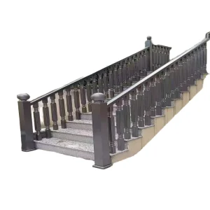 Modern Style Aluminum Balcony Roof Terrace Balustrades Handrail Deck Railing