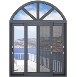 Modern Style Double Glazed Aluminum Sliding Windows Soundproof Aluminum Alloy Stainless Steel Screen Netting Energy Star