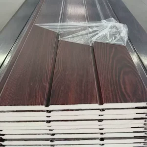 Modern Style Sandwich Panels Metal Exterior Wall Panel with PU Core Material for Building Sandwich Board