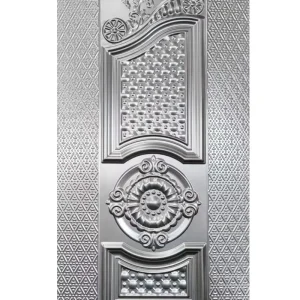 Modern Style Smudge-Proof Steel Door Skin Precision-Cut for Elegant Main Door
