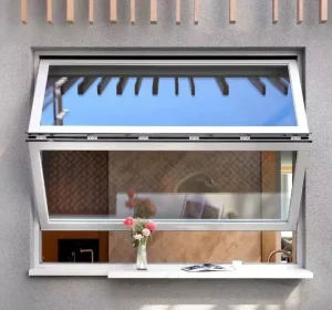 Modern Vertical Aluminum Alloy Soundproof UV Protection Full Window Bar Lifting Exterior Coffee Milk Tea Shops Hotel Kitchen