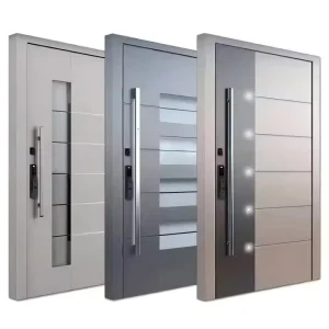 Modern Villa Stainless Steel Metal Swing Double Doors for Houses Security Stainless Steel 304 Doors