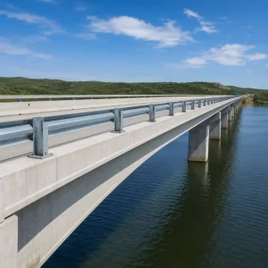 Modern W Beam Guardrail Hot Dip Galvanized Steel Highway & Park Traffic Barrier Water Resistant Easy Installation