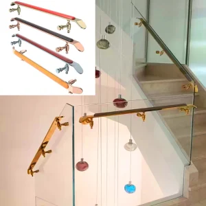 Modern Wall-mounted Handrails Stainless Steel Handrails Villa Handrails Suitable for Glass Railings and Stairs