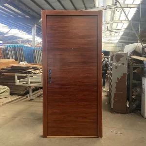 Modern Wrought Iron Steel Door for Interior Front Entry Home Apartment with Anti Theft Feature Finished Surface Thailand