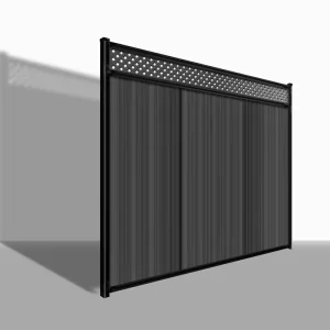 Modular Decorative 8ft Fence Panel for Home Backyard Garden