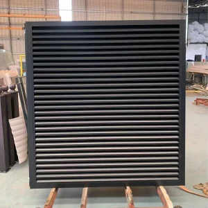 Modular Fence Aluminum Metal Horizontal Yard Privacy Slat Fence Panels Outdoor Garden Fence