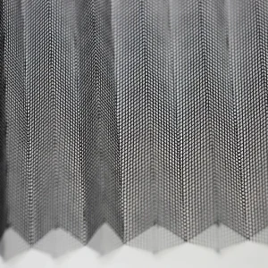 Mosquito Waterproof Plisse Folding Net Window Mesh Sliding Push up Aluminium Insect Pleated Windows Screen