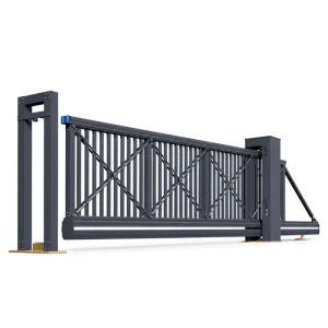 Motorized Sliding Photocell Safety Tail Gate Aluminum Electric Bronze Cantilever Sliding Gates