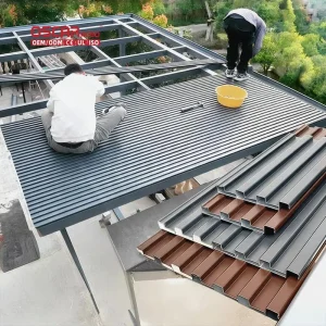 Multi Application Aluminum Alloy Tiles Villa Apartment Walkway Floor Wall Outdoor Decoration Insulated Roof Panels