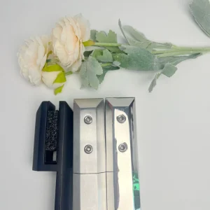Multi Surface Finish Stainless Steel Glass Spigot Edge Side Mount 01-31 Mirror Satin Matt Color Customizable Glass Balustrade