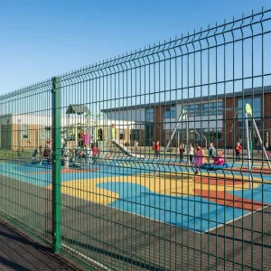 Multi color Powder Coated 3D Wire Mesh Fence Decorative Fencing for Villa and Courtyard