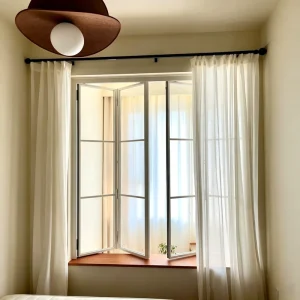 Multi layer Dust and Waterproof Sealing Multi panel Linked Folding Window Noise Reduction Window for Street side House
