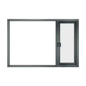 NFRC Certified Hurricane Proof Aluminum Casement Windows Thermal Break For Residential House