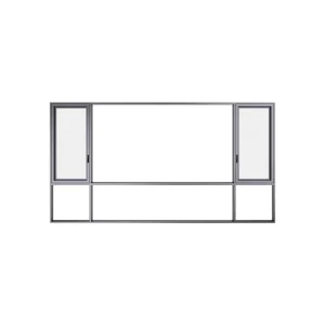 Narrow Frame Trim Thermal Break Windows Custom Aluminum Casement Systems for Living Rooms with Direct Supply