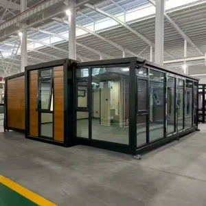 New Design 20ft Luxury Expandable Container House Double Wing Prefab Modular Tiny House for 40ft Modern Villa Living