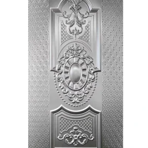 New Design Galvanized Steel Sheet Cold Rolled Embossed Stamped Metal Door Skin