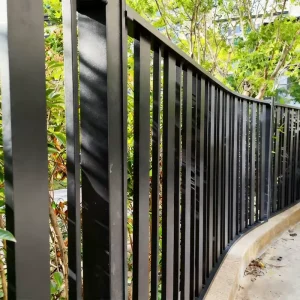 New Design Ornamental Aluminum Alloy Fencing Stylish Security Guardrail for Garden Yard Villa Domestic Fence