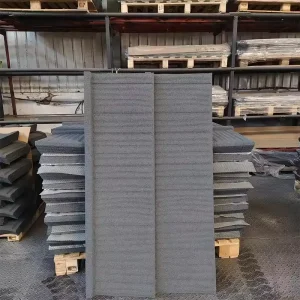 New Design Premium Modern Heat Resistant Anti Aging Stone Coated Metal Roof Tiles Fireproof